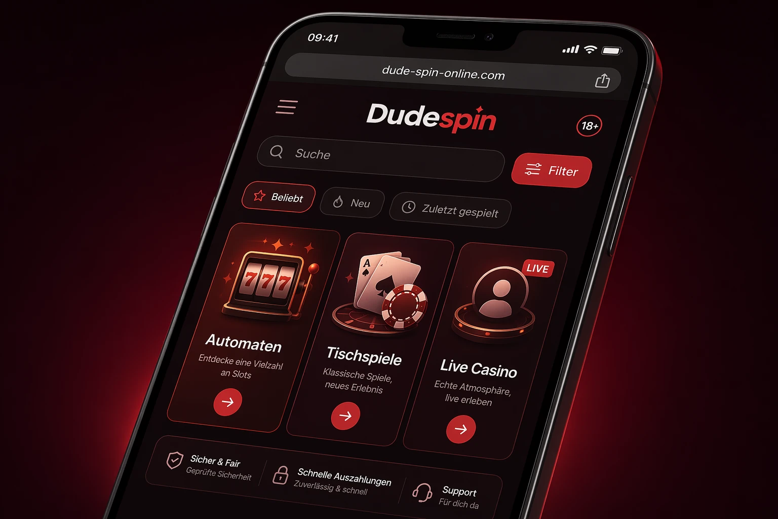 Spielangebot und Funktionen bei mobiler Nutzung