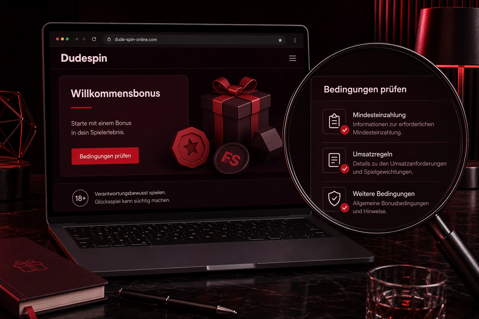 Dudespin Casino Willkommensbonus: worauf vor der Aktivierung zu achten ist