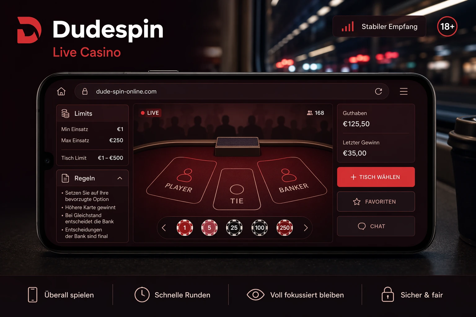 Live Casino unterwegs: mobile Nutzung im Alltag