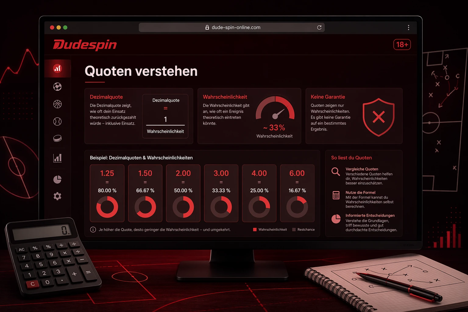 Dudespin Odds: Quoten verstehen statt raten
