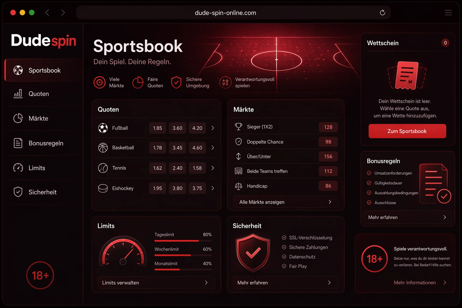 Fazit zum Dudespin Sportsbook